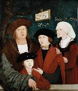 bernhard strigel Portrait of the Cuspinian Family oil